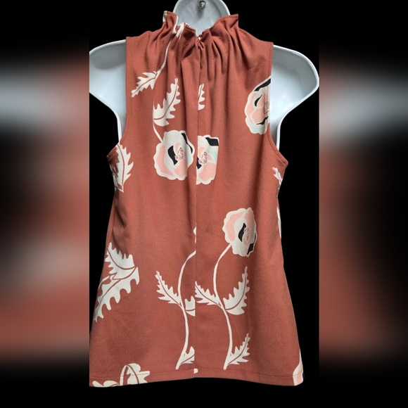 Ann Taylor Ruffle Neck Blouse - Picture 3 of 5